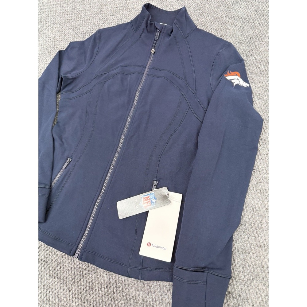 Lululemon x Denver Broncos NFL Women's 10 Define Jacket *Luon Navy Blue - New - Picture 5 of 13